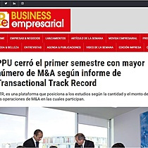 PPU cerr el primer semestre con mayor nmero de M&A segn informe de Transactional Track Record